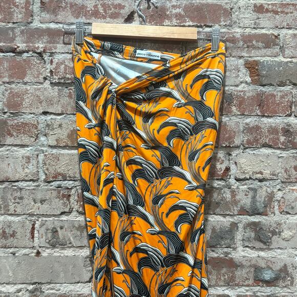 Paco Rabanne Jupe Wrap Skirt Size 38 or US Size 4 - Picture 12 of 16